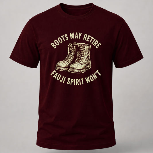 Boots May Retire T-Shirt Maroon