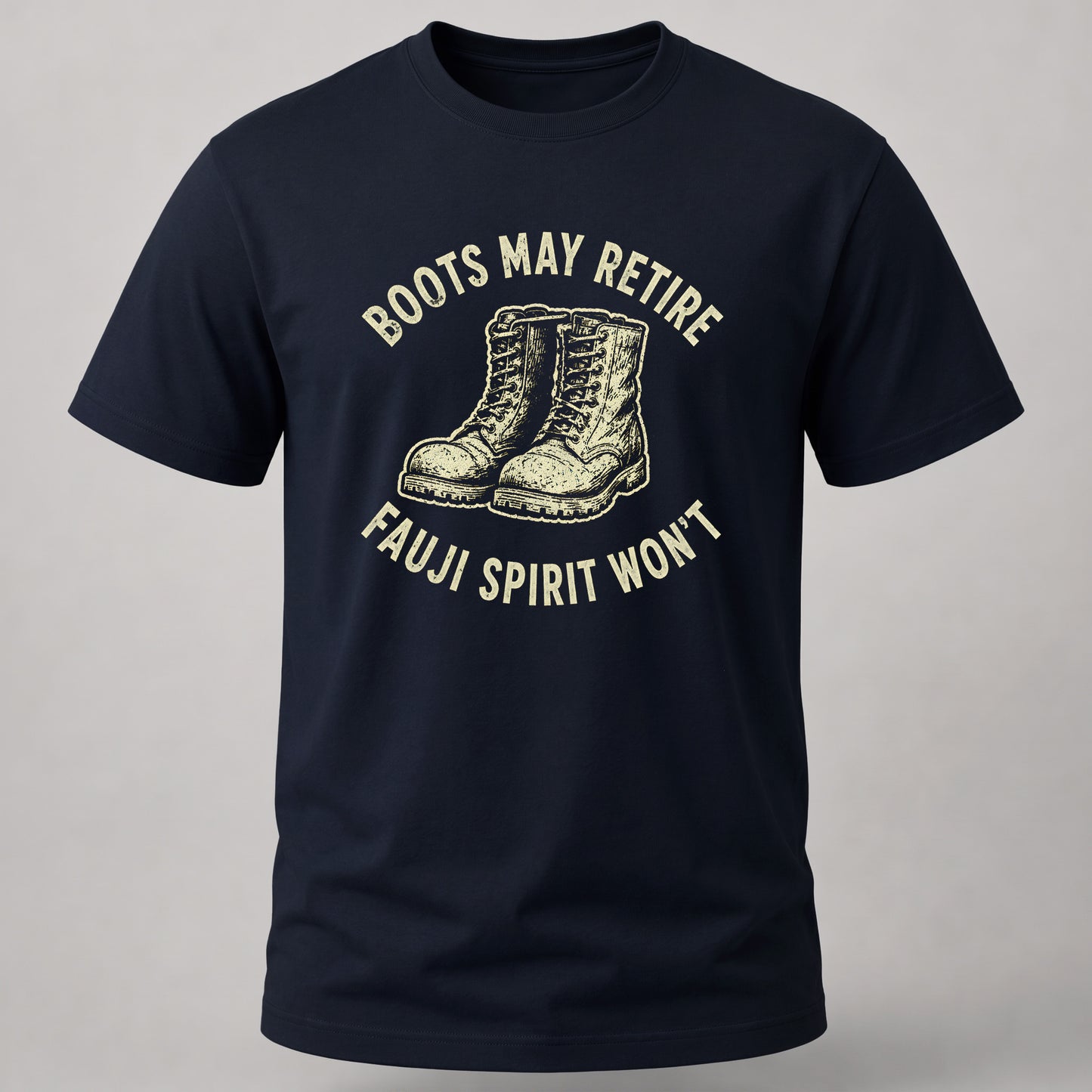 Boots May Retire T-Shirt Navy Blue