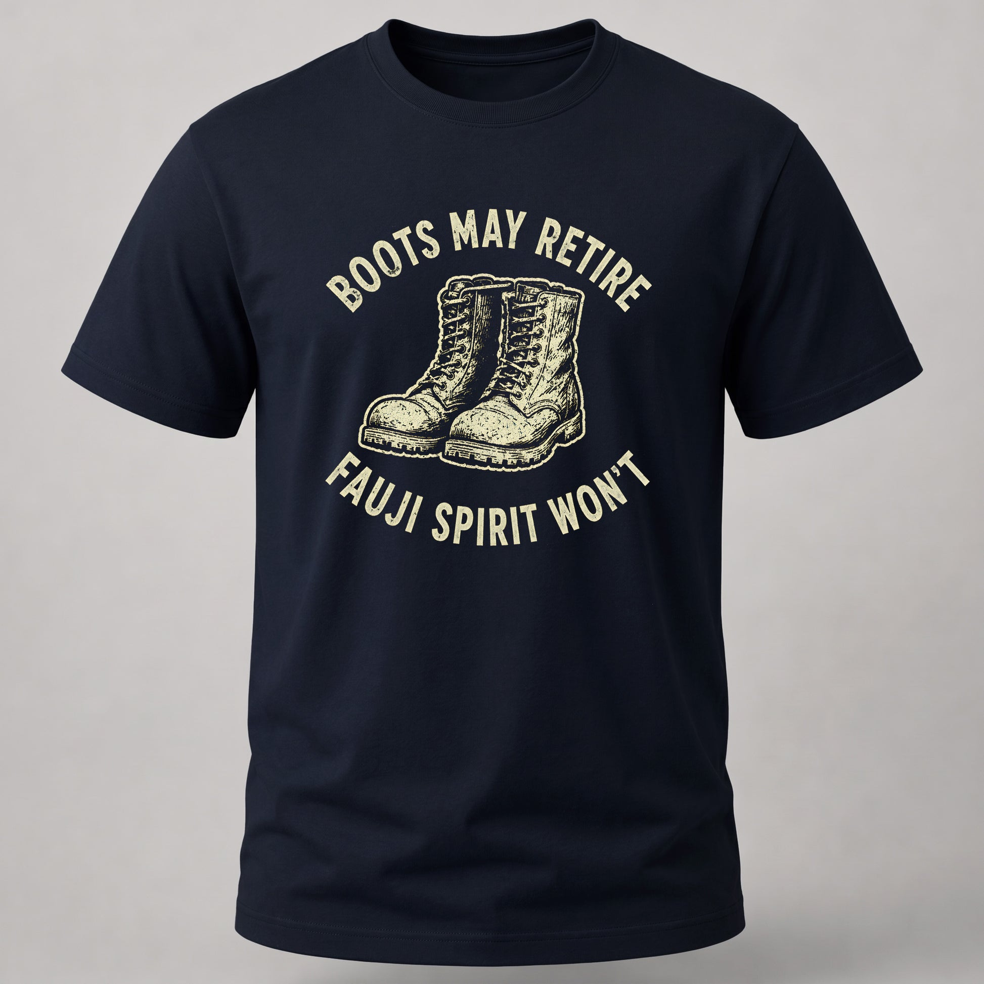Boots May Retire T-Shirt Navy Blue