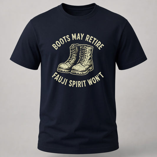 Boots May Retire T-Shirt Navy Blue