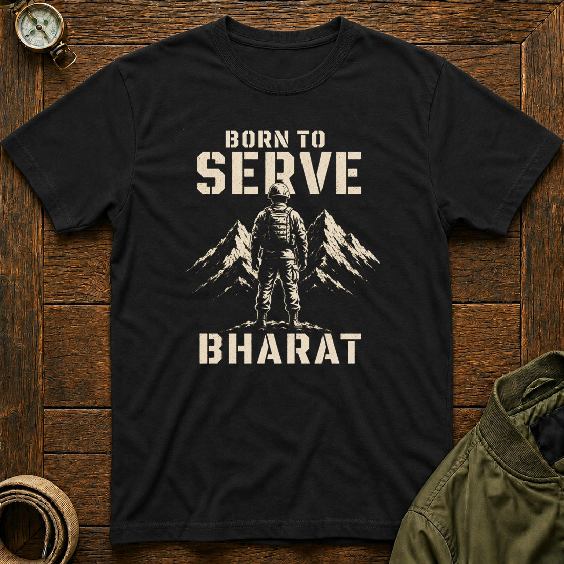 Born to Serve Bharat Black
