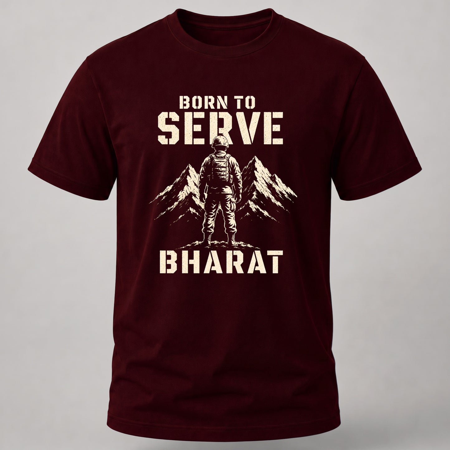 Born to Serve Bharat Maroon