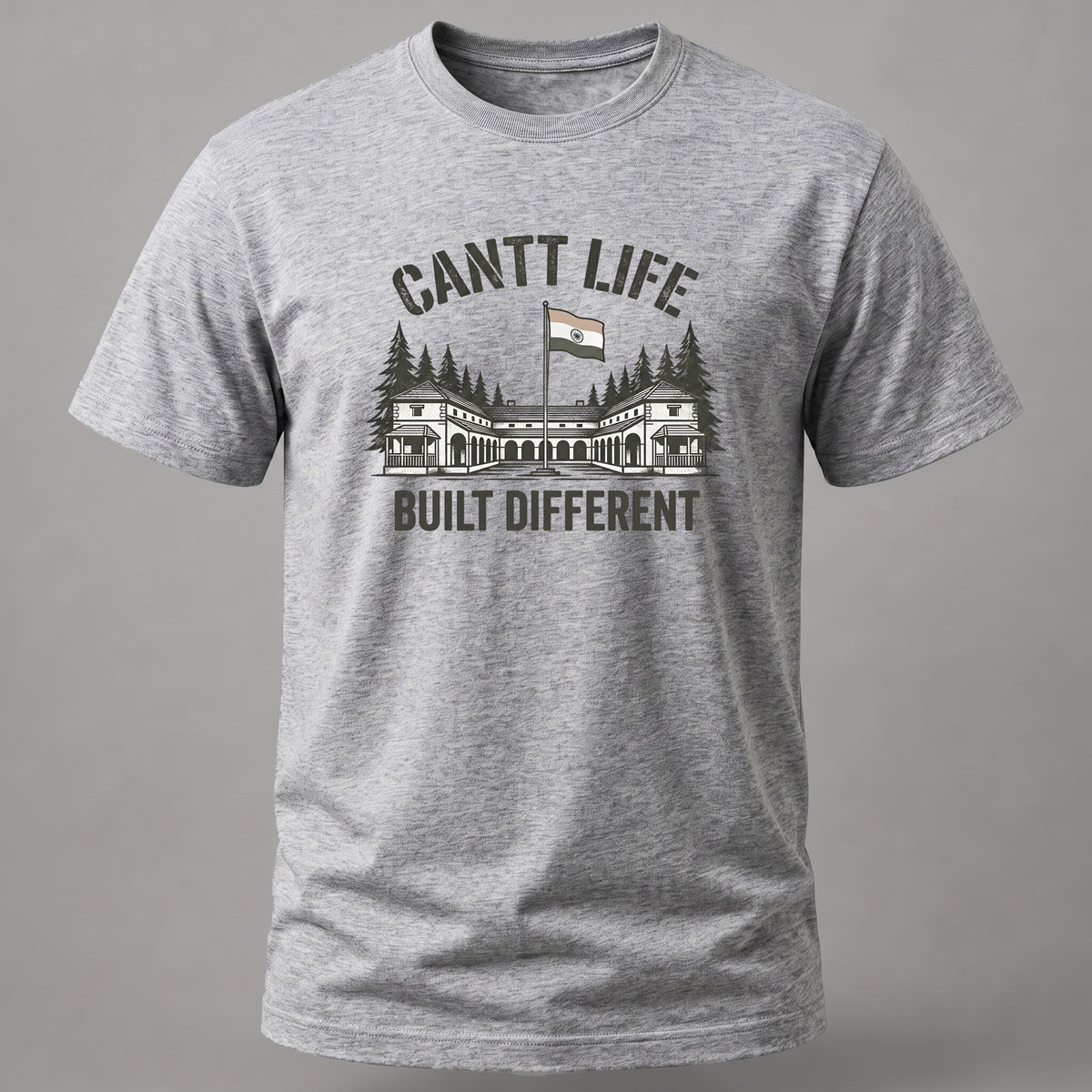 Cantt Life T-shirt Grey Melange