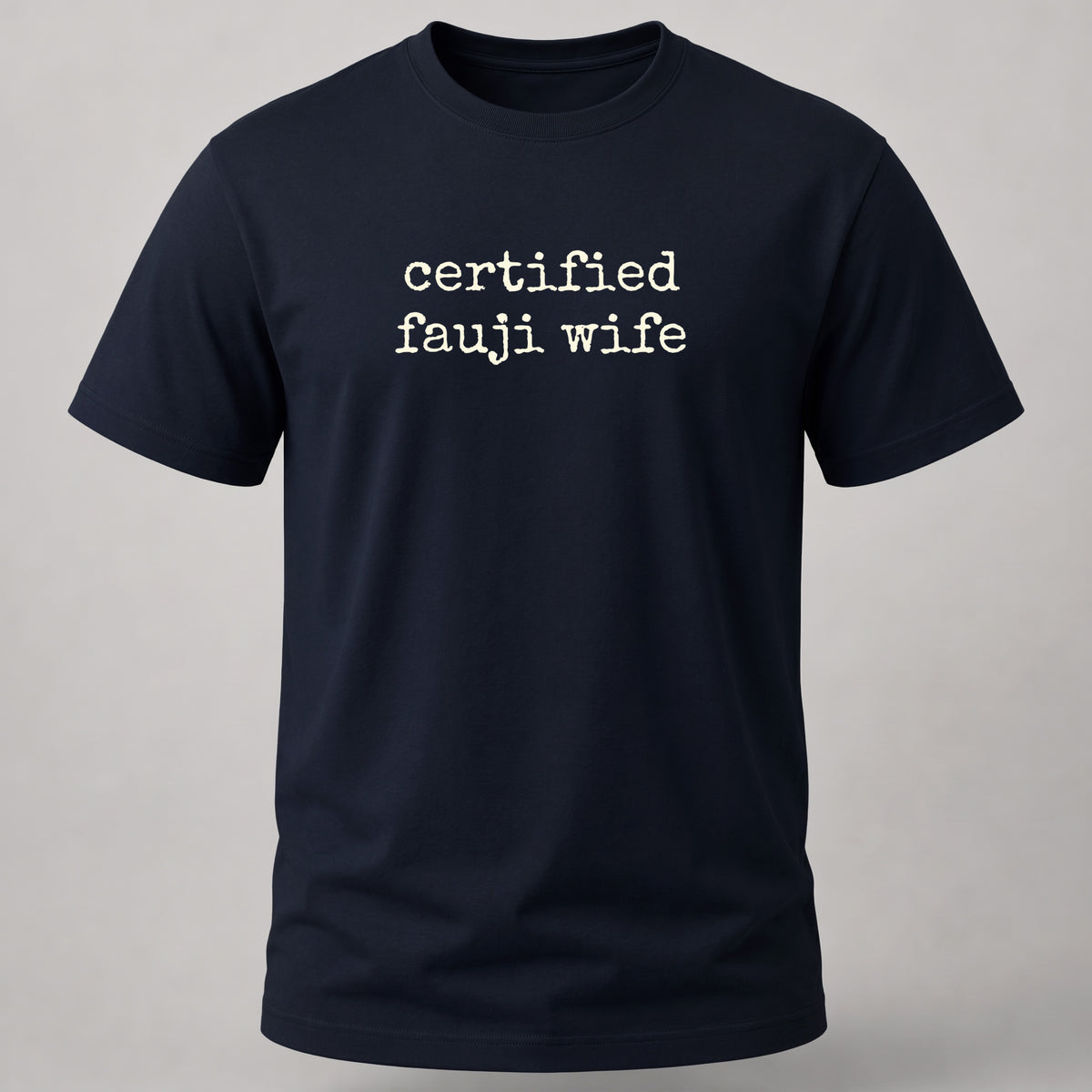 Certified Fauji Wife Navy Blue