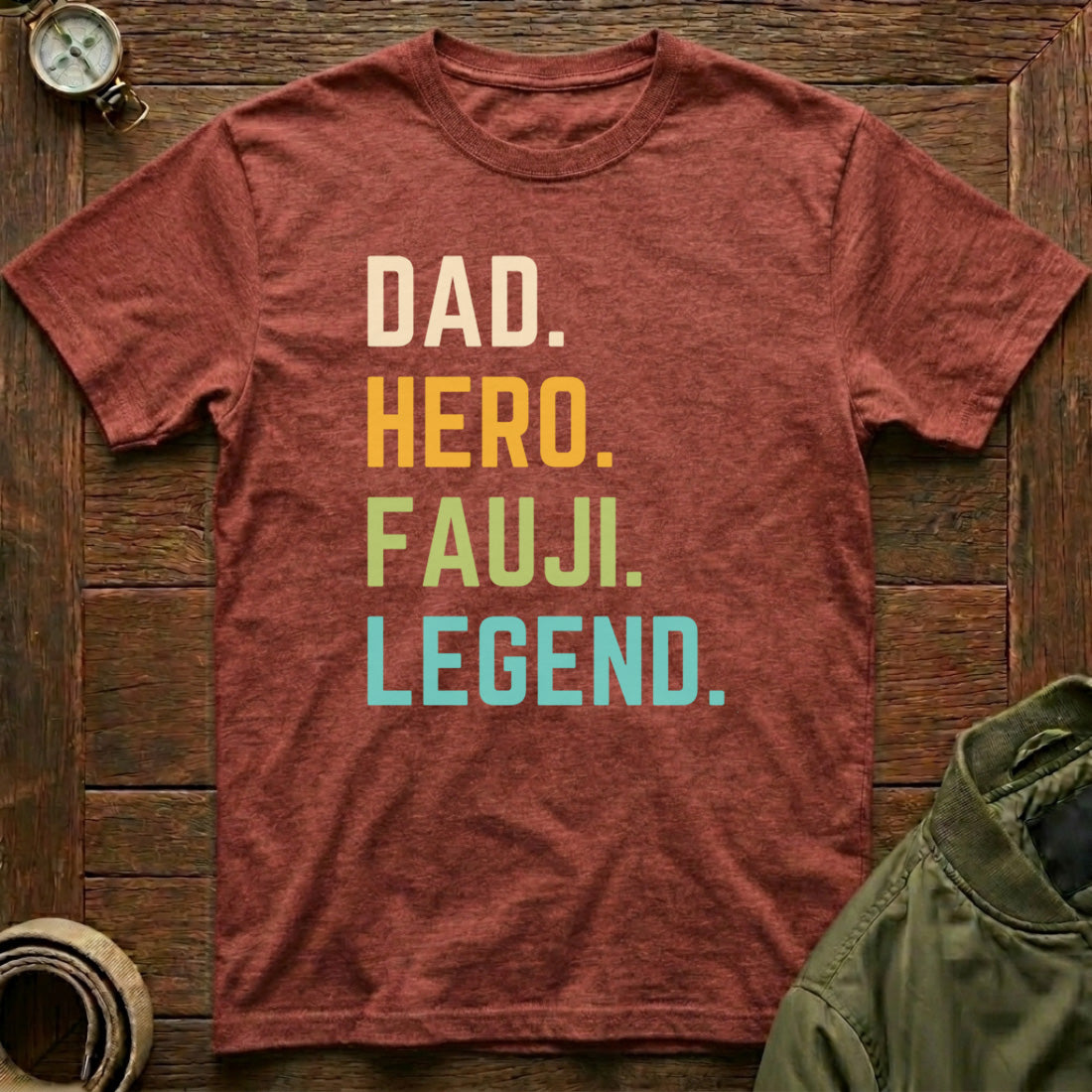 Dad. Hero. Fauji. Legend br