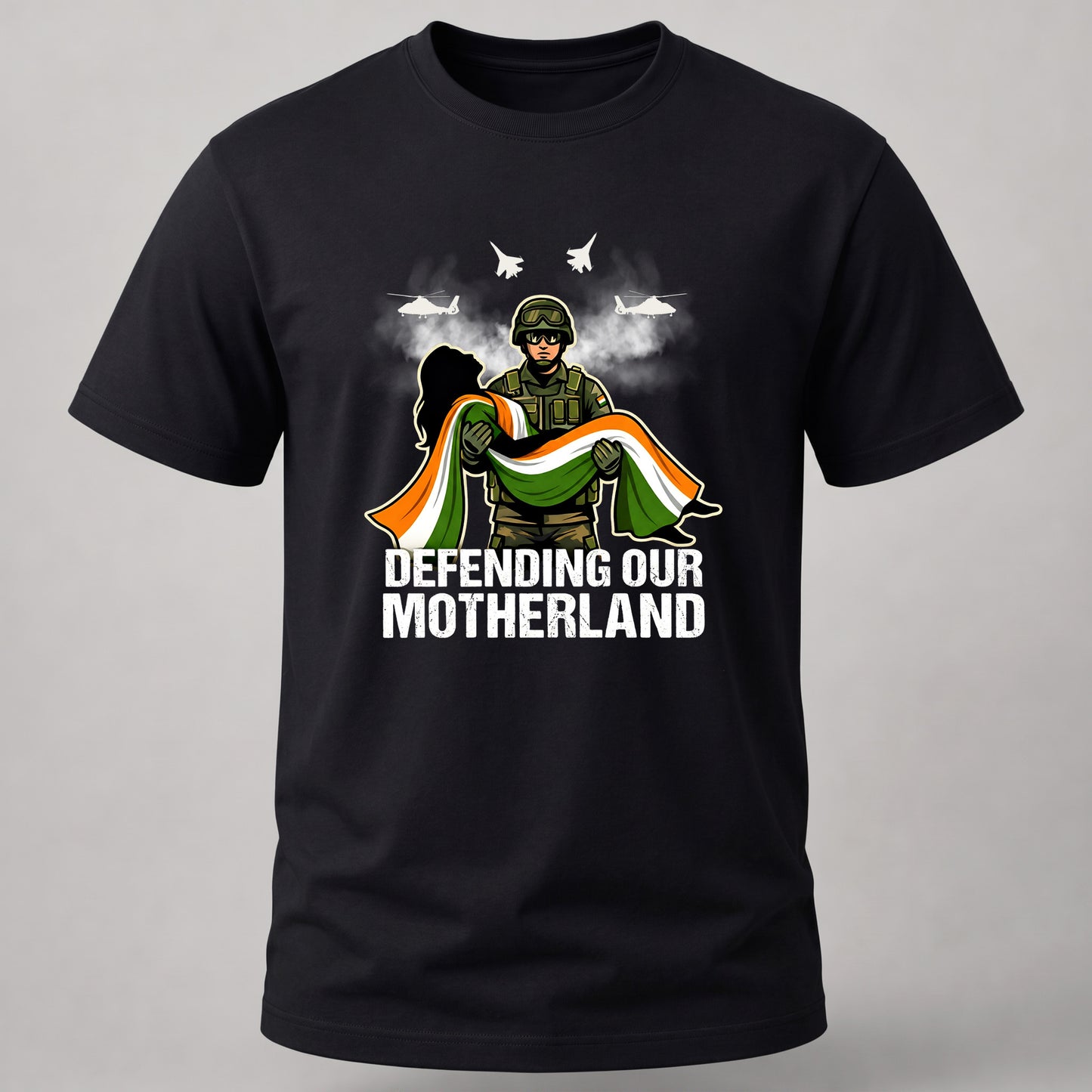 Defending Our Motherland T-Shirt Black