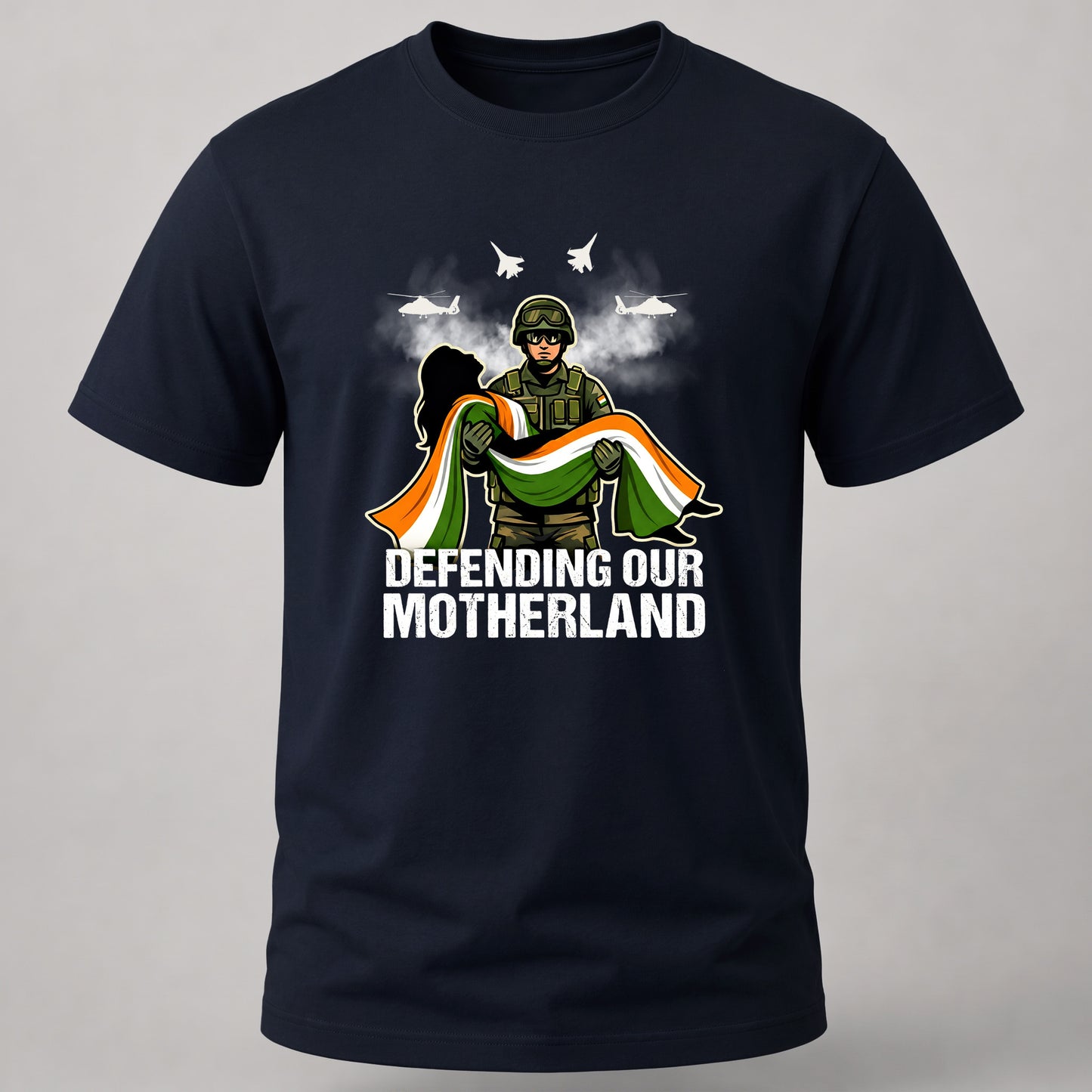 Defending Our Motherland T-Shirt Navy Blue