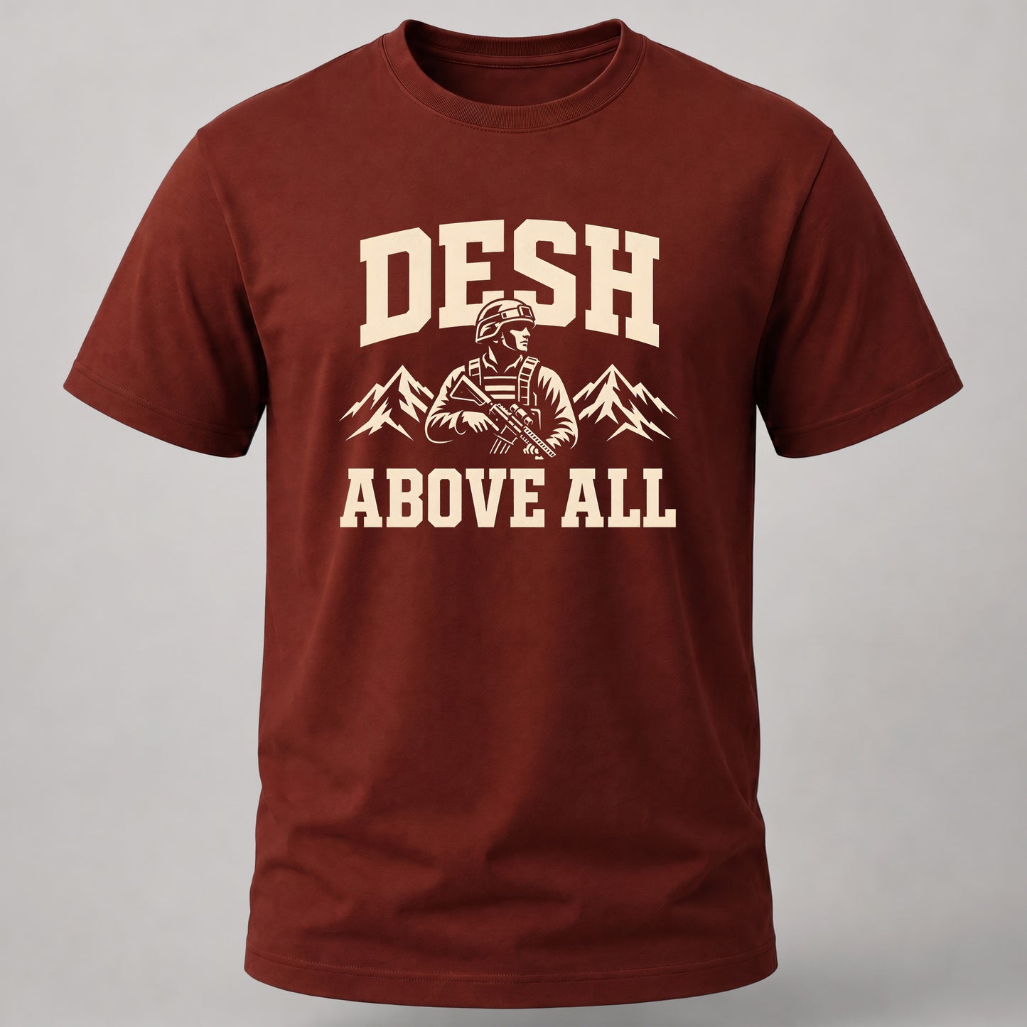 Desh Above All Brick Red
