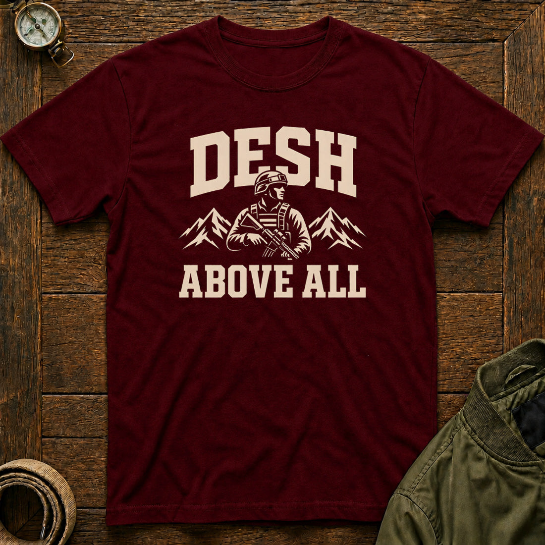 Desh Above All Maroon