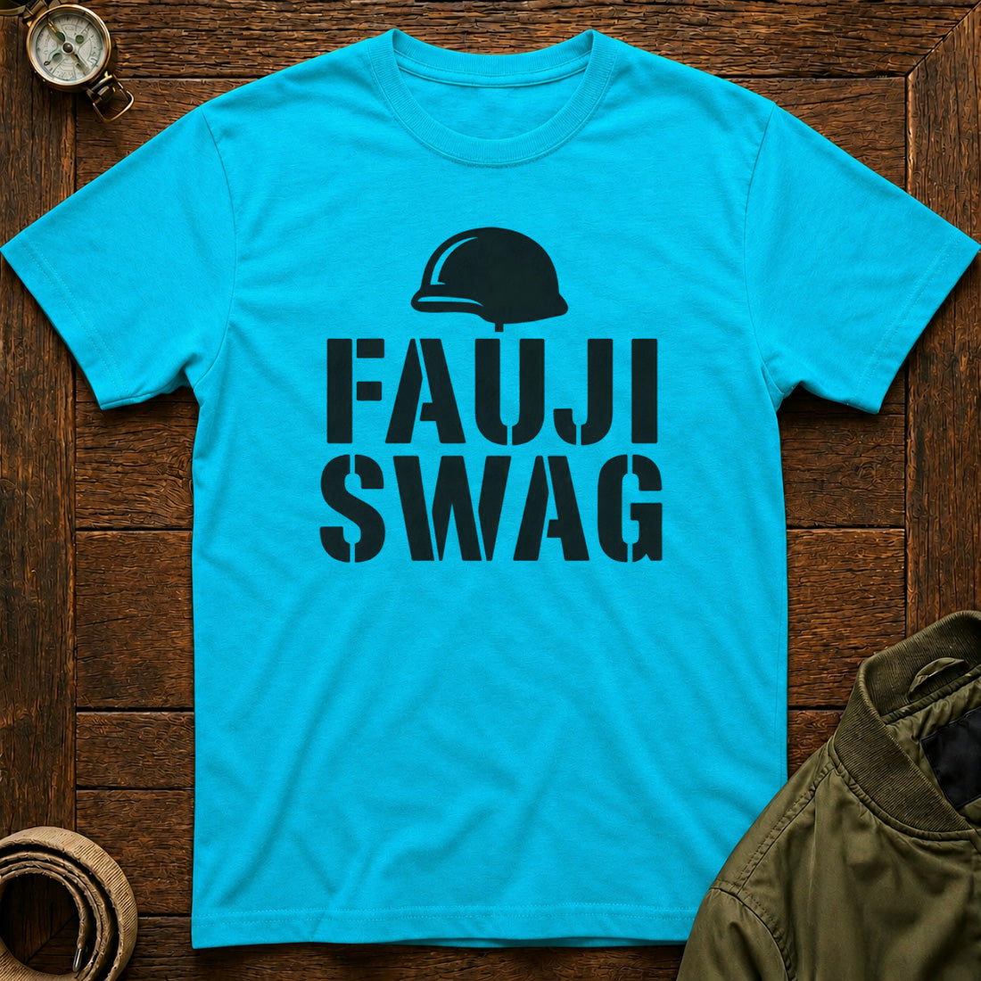Fauji Swag T-shirt SkyBlue