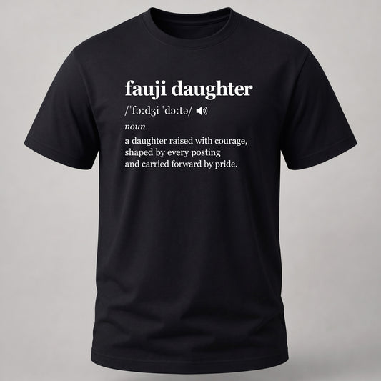 Fauji Daughter Dictionary Black