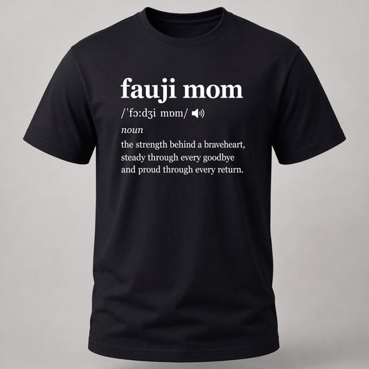 Fauji Mom Dictionary Black