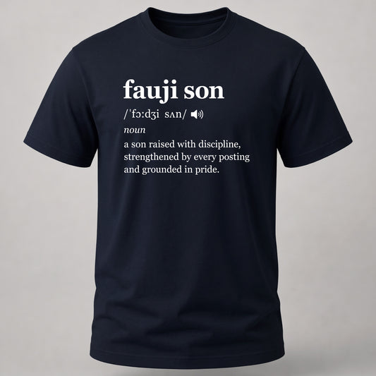 Fauji Son Dictionary Navy Blue