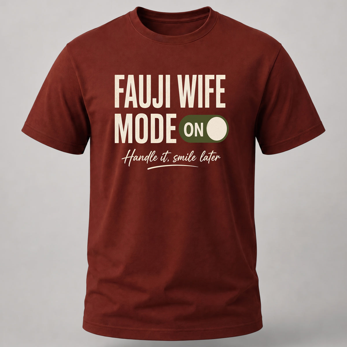 Fauji Wife Mode Brick Red