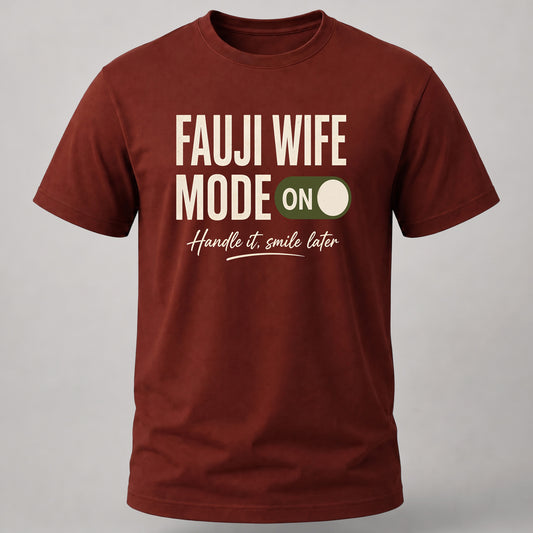 Fauji Wife Mode Brick Red
