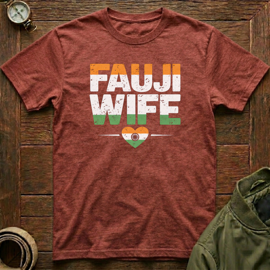 Fauji Wife Tricolour br