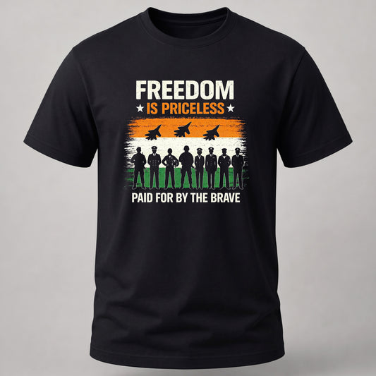 Freedom Is Priceless T-Shirt Black