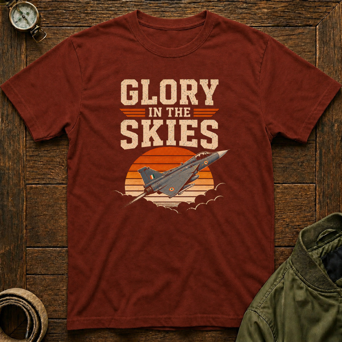 Glory in the Skies Brick Red