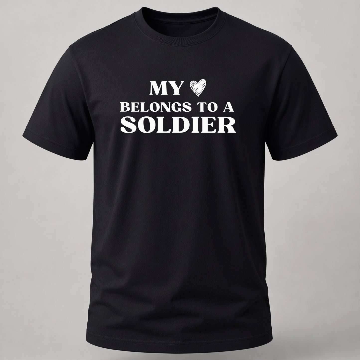 Heart Belongs To Soldier Black