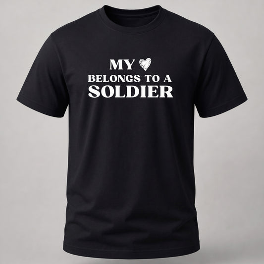 Heart Belongs To Soldier Black
