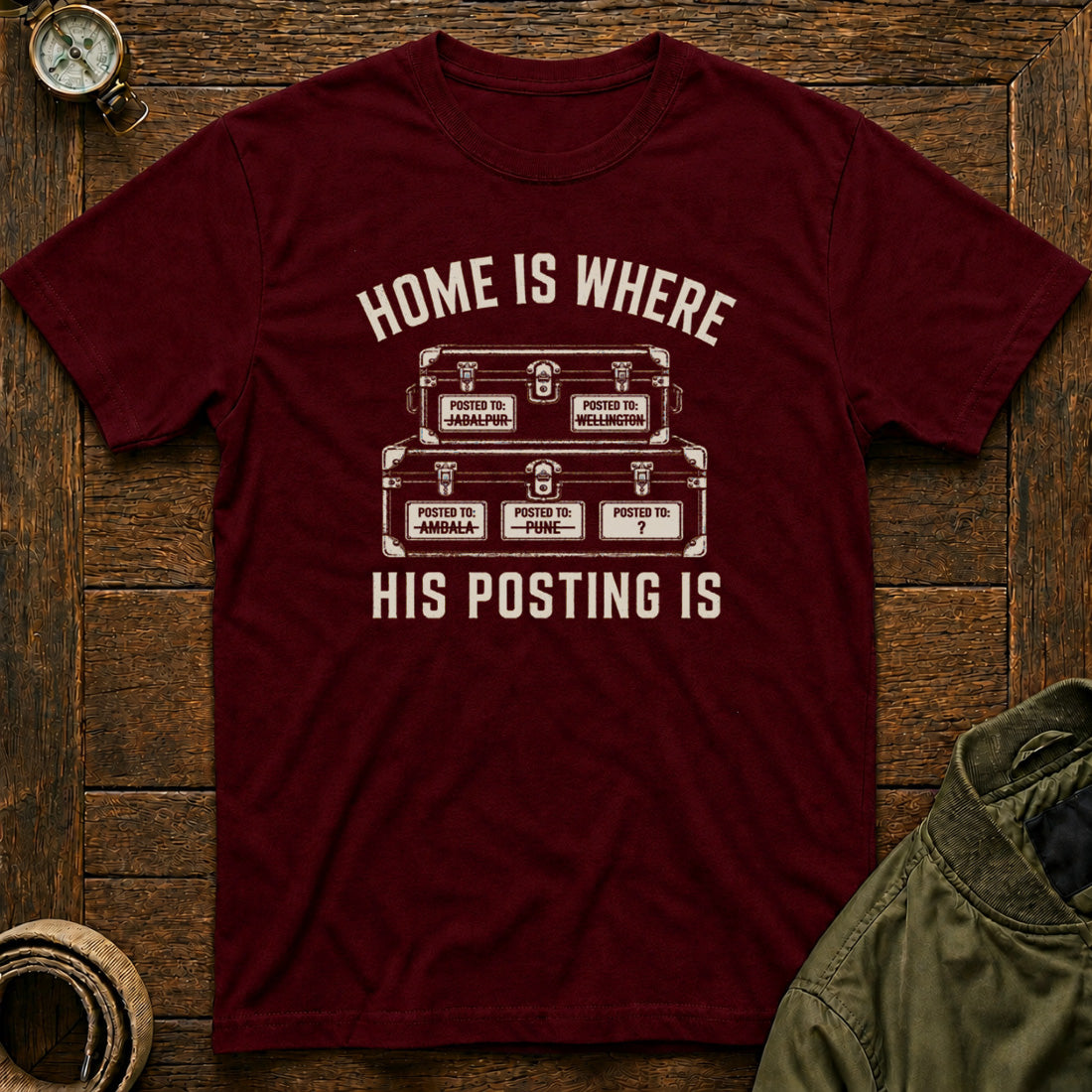 Home Where His Posting Is Maroon