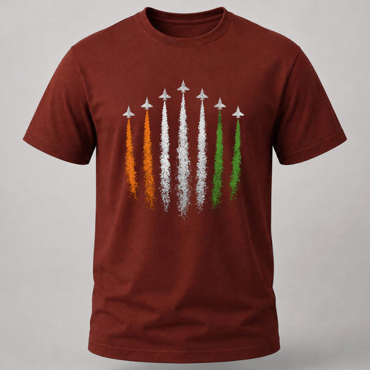 IAF Formation T-shirt Brick Red