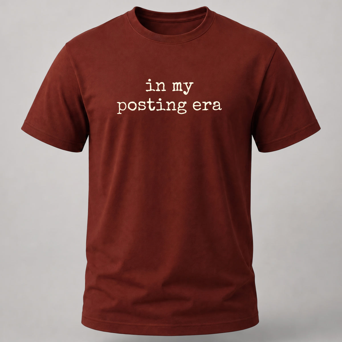 In My Posting Era Brick Red