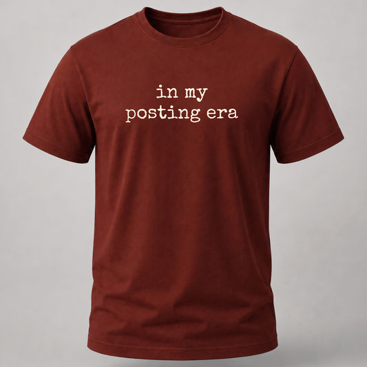 In My Posting Era Brick Red