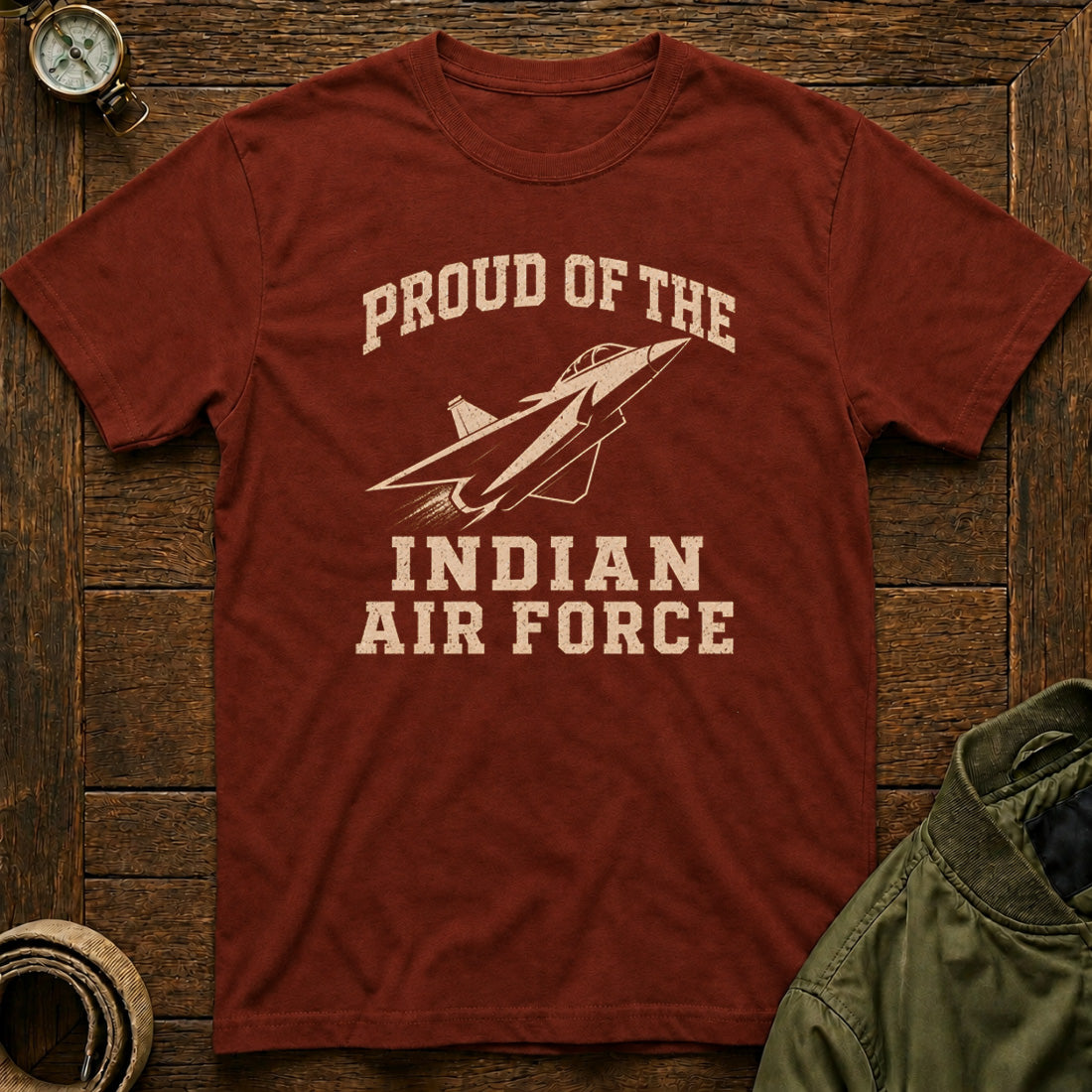 Indian Air Force Pride Brick Red
