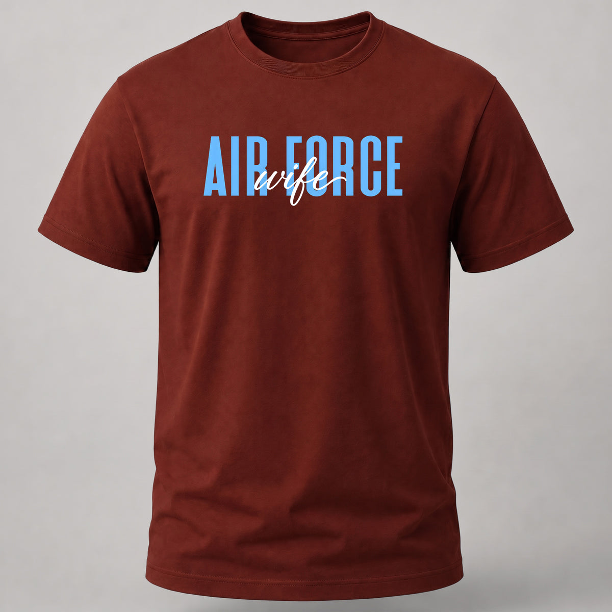 Indian Air Force Wife Brick Red