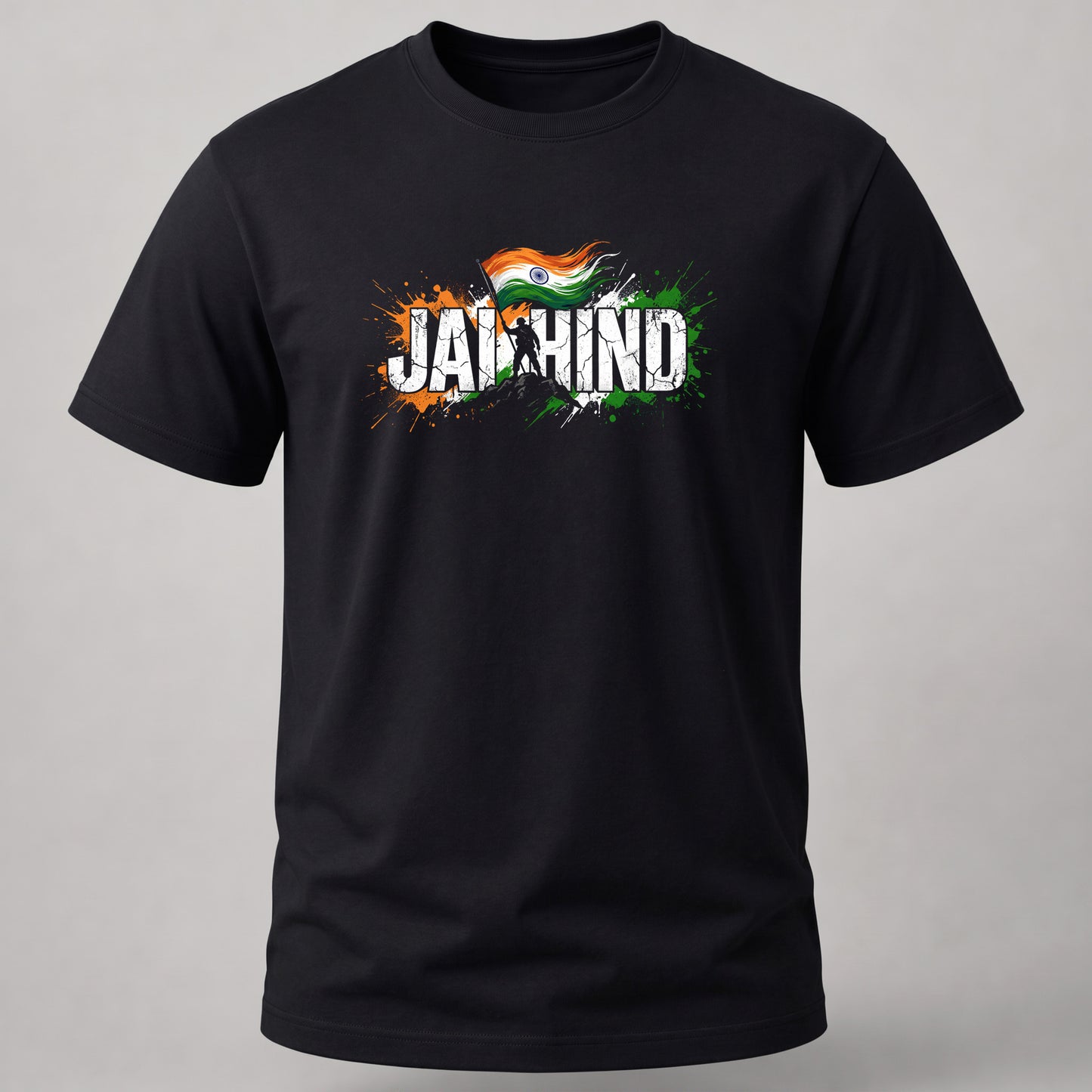 Jai Hind T-Shirt Black