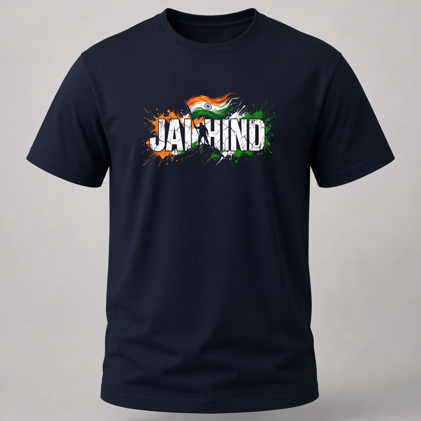 Jai Hind T-Shirt Navy Blue