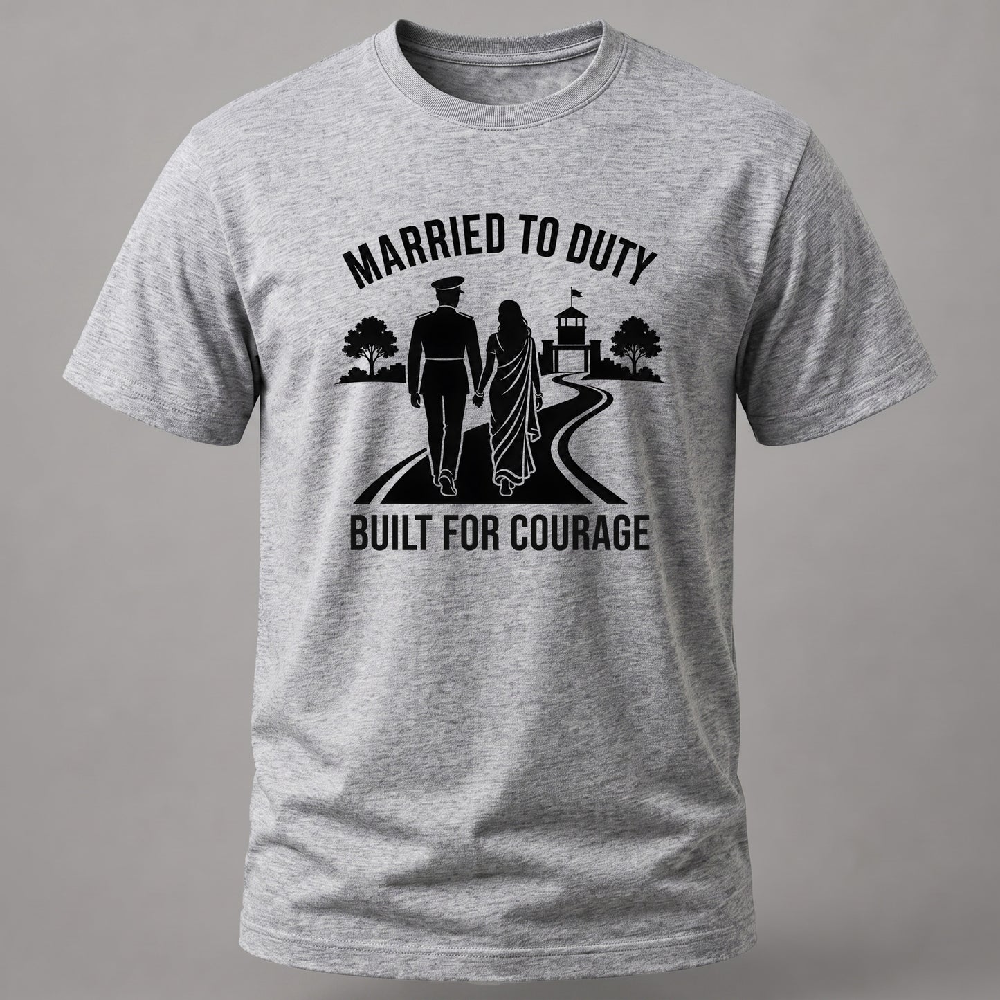 Married to Duty Grey Melange
