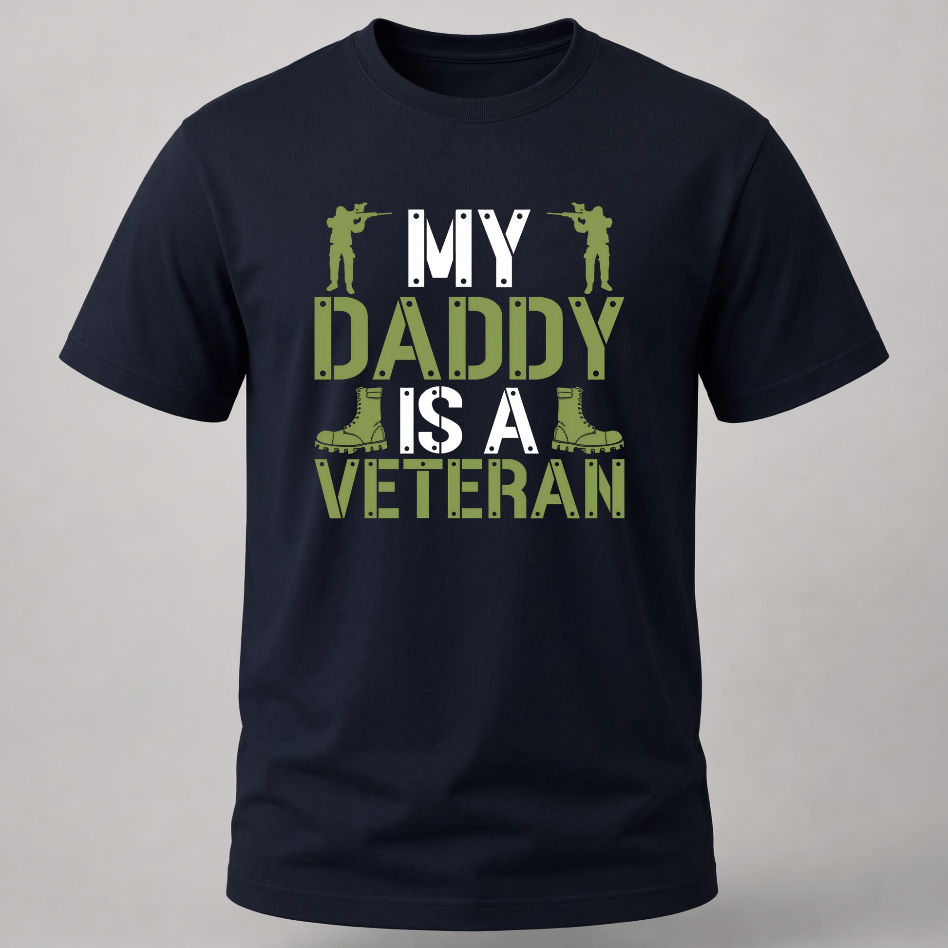 My Daddy Is A Veteran Navy Blue