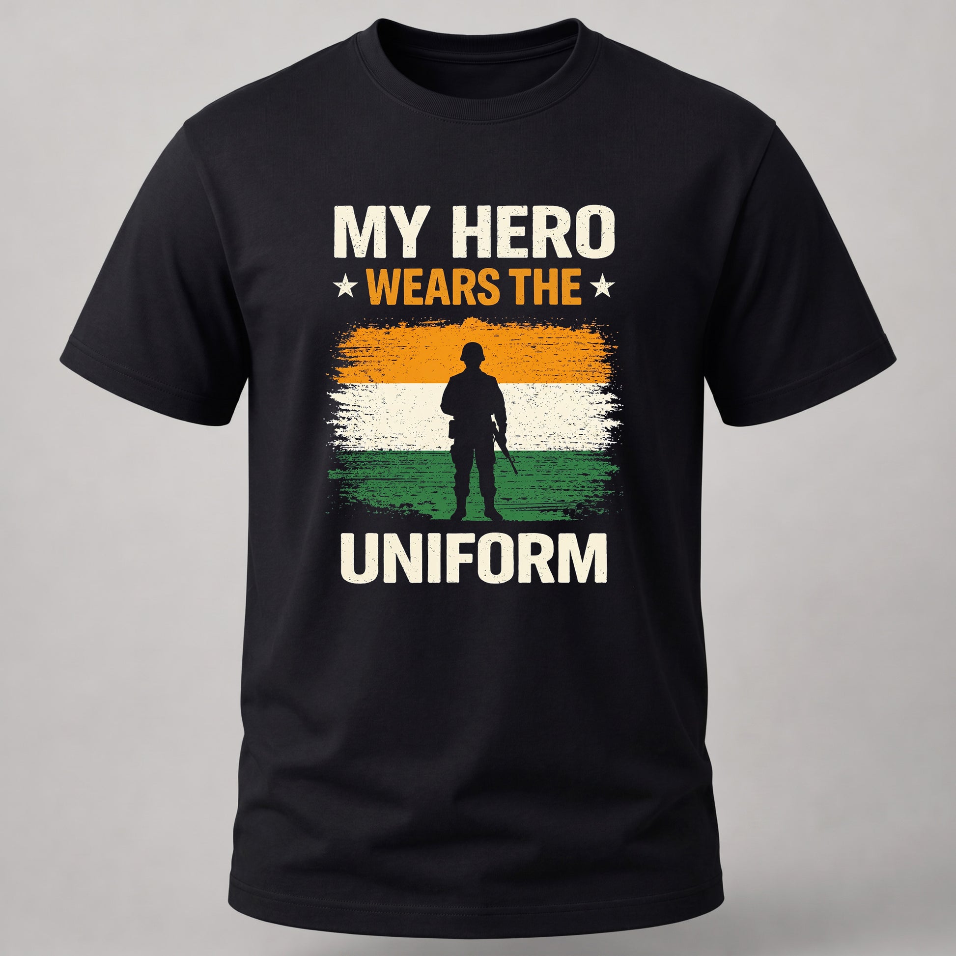 My Hero Wears Uniform Black