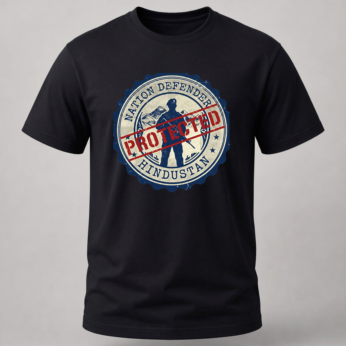 Nation Protected T-Shirt Black