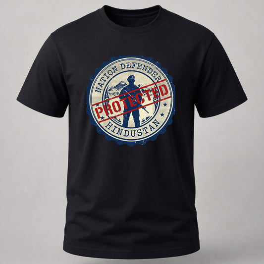 Nation Protected T-Shirt Black