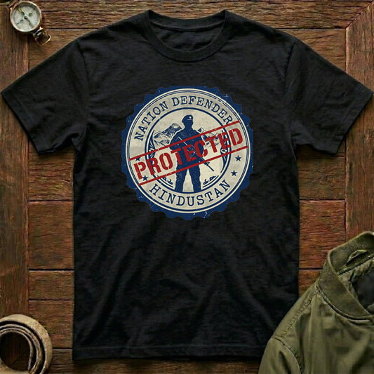 Nation Protected T shirt bl