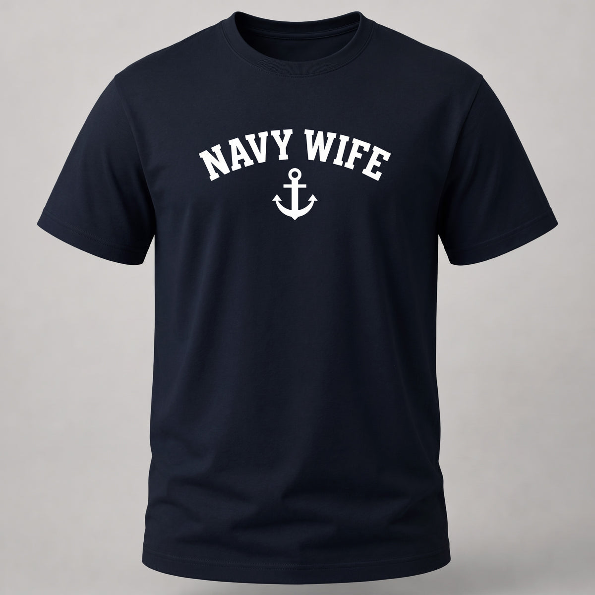 Navy Wife T-shirt Navy Blue