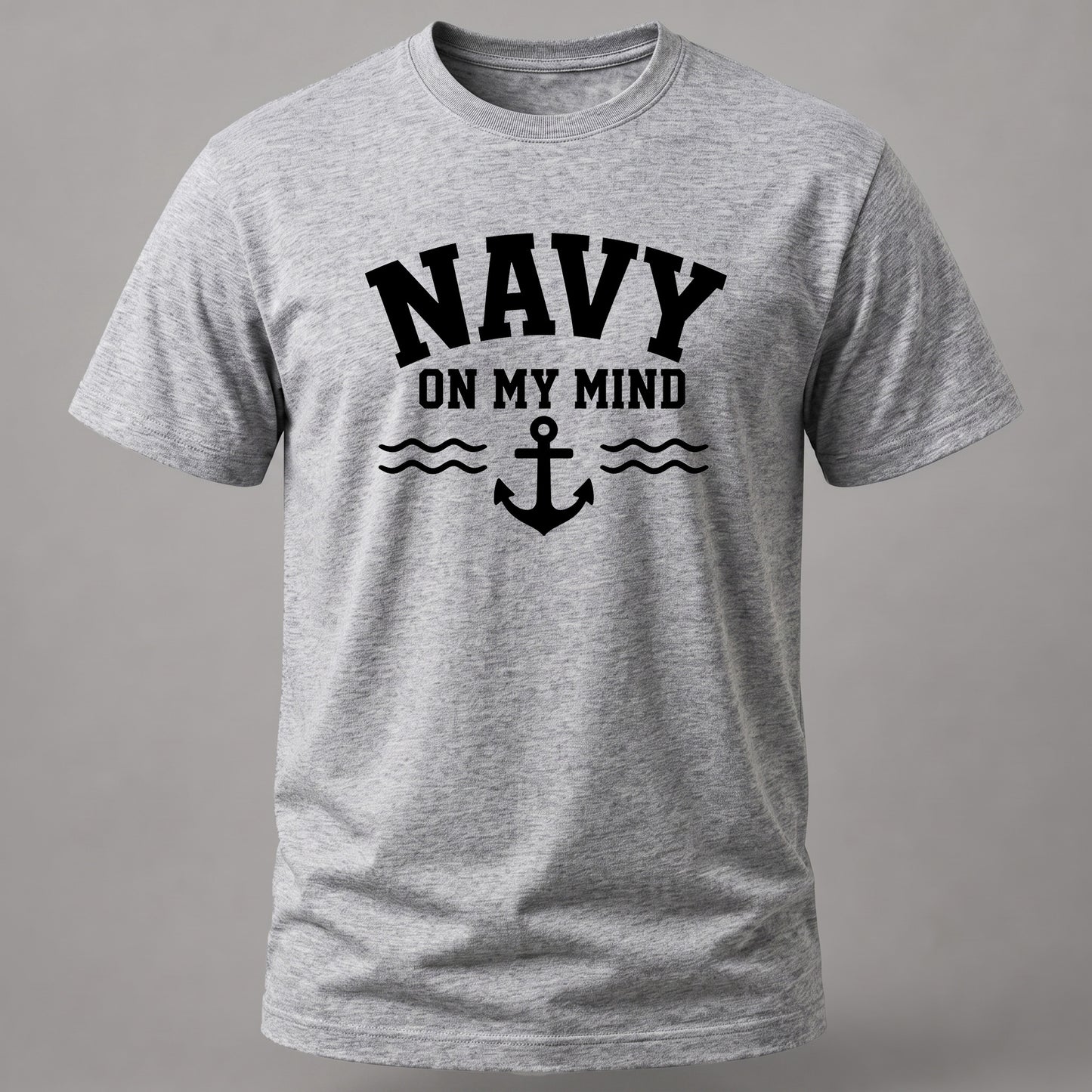 Navy on my Mind Grey Melange