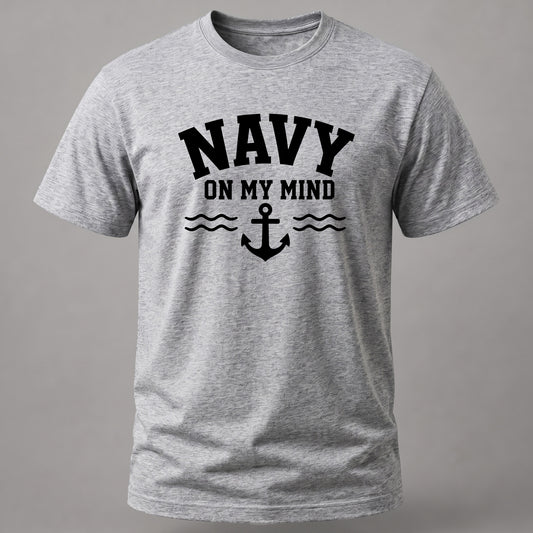 Navy on my Mind Grey Melange