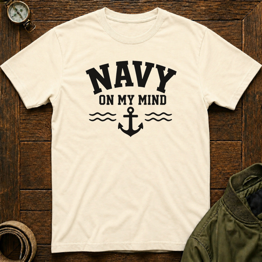 Navy on my Mind Off White