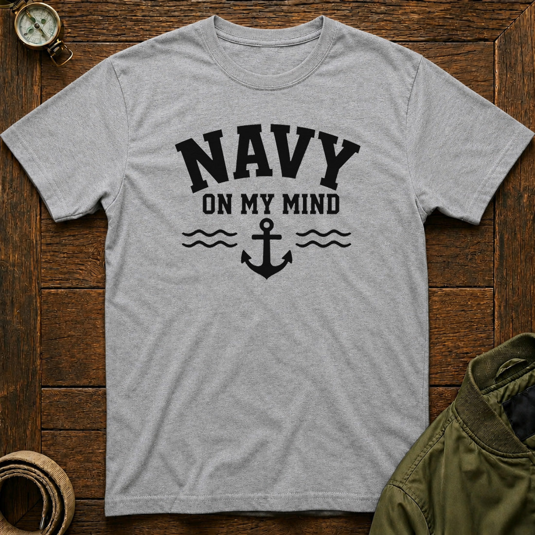 Navy on my Mind Grey Melange
