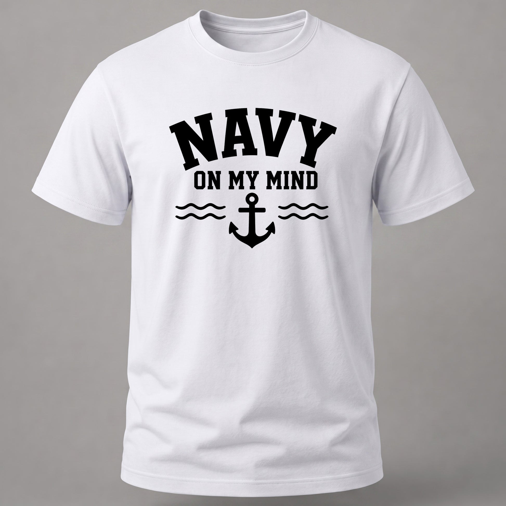 Navy on my Mind White
