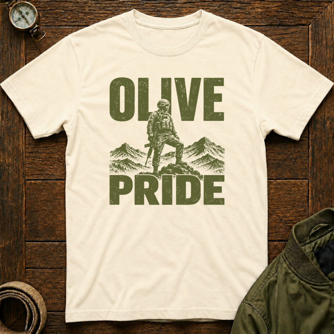 Olive Pride Army T-shirt