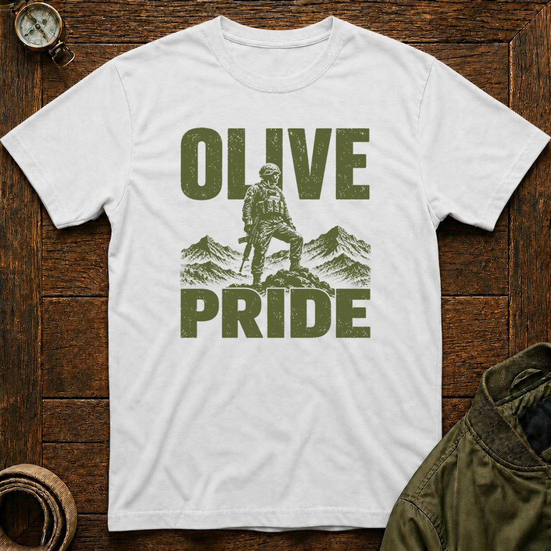 Olive Pride Army T-shirt