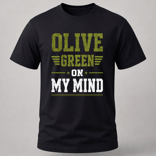 Olive Green On My Mind Black