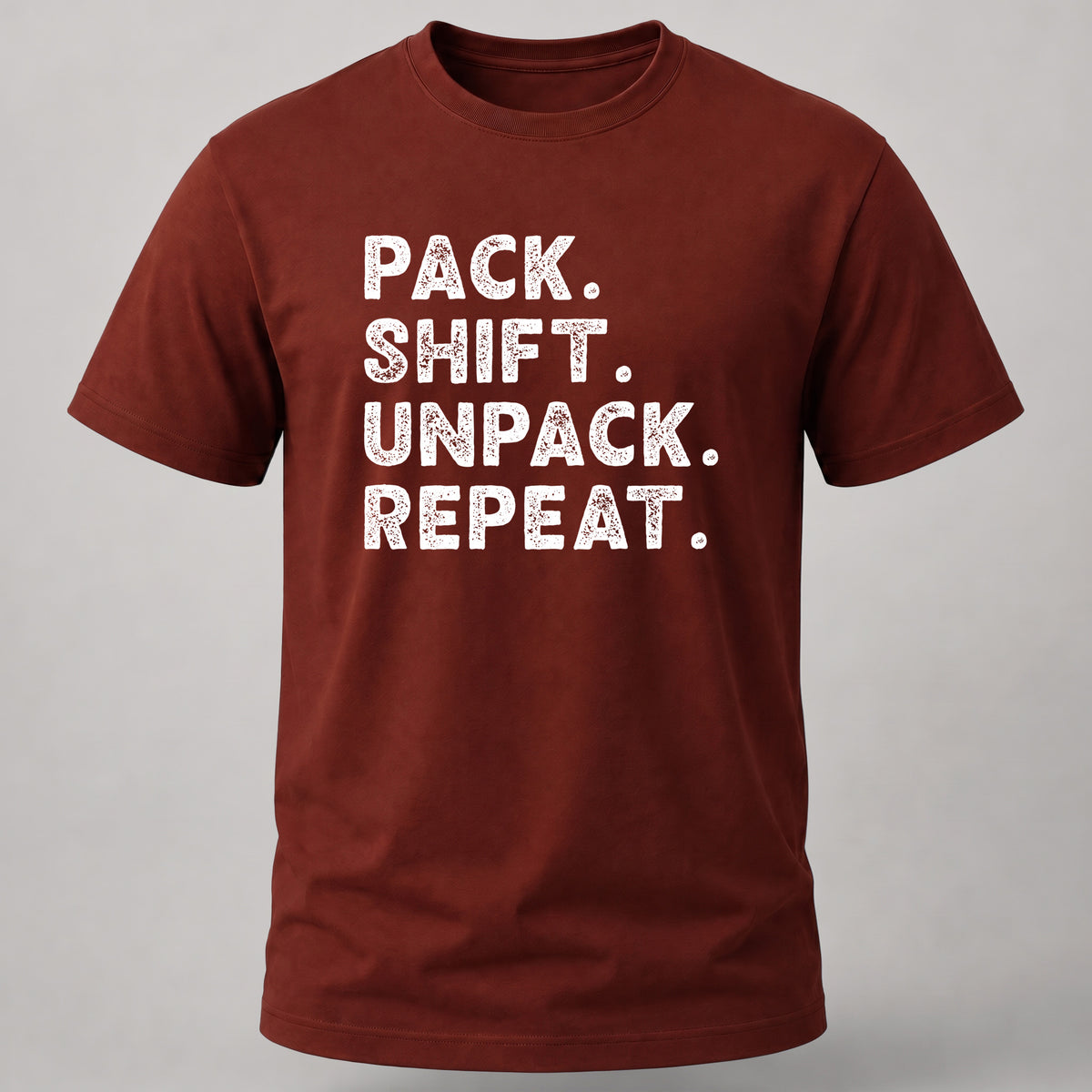 Pack, Unpack, Repeat Brick Red