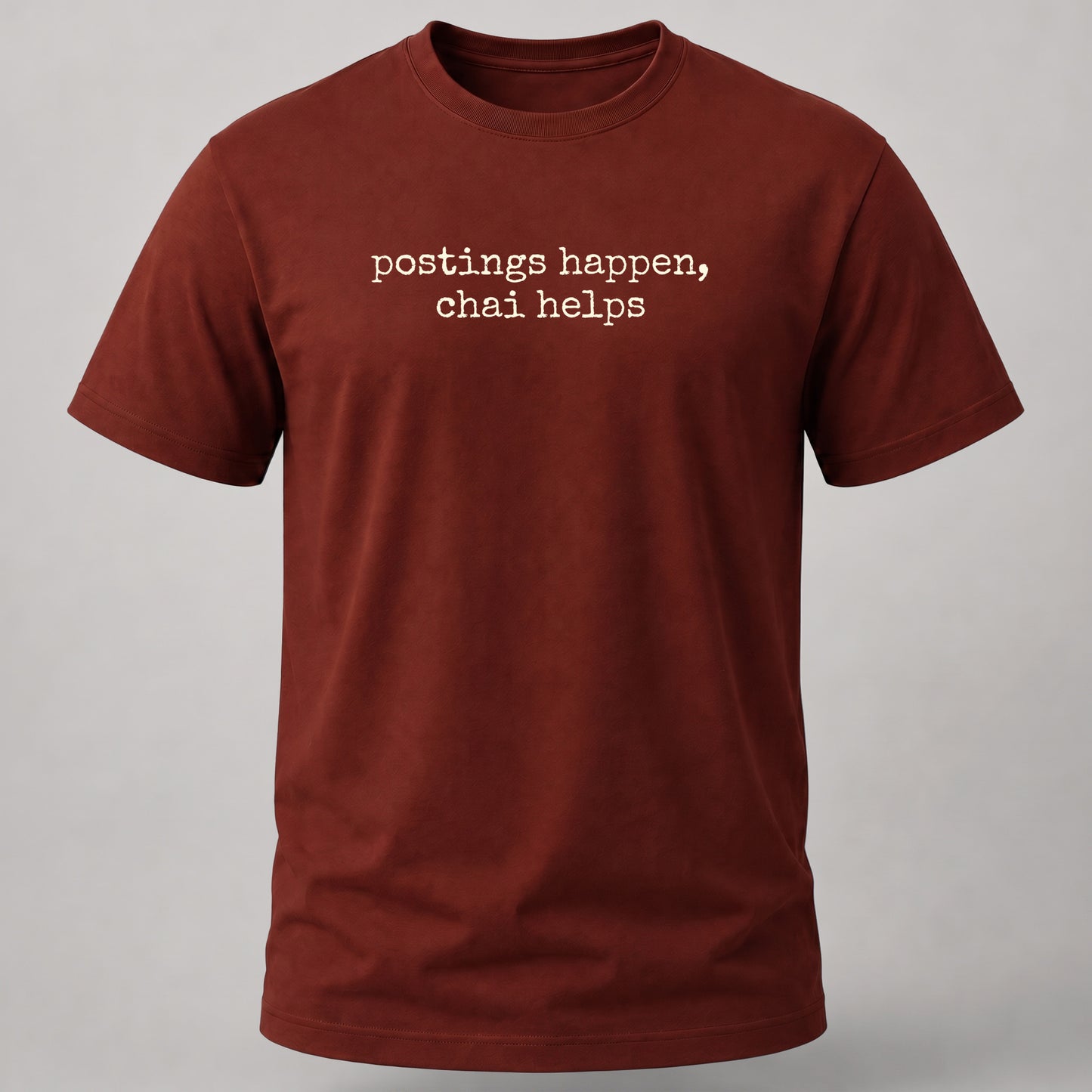 Postings Happen, Chai Helps Brick Red