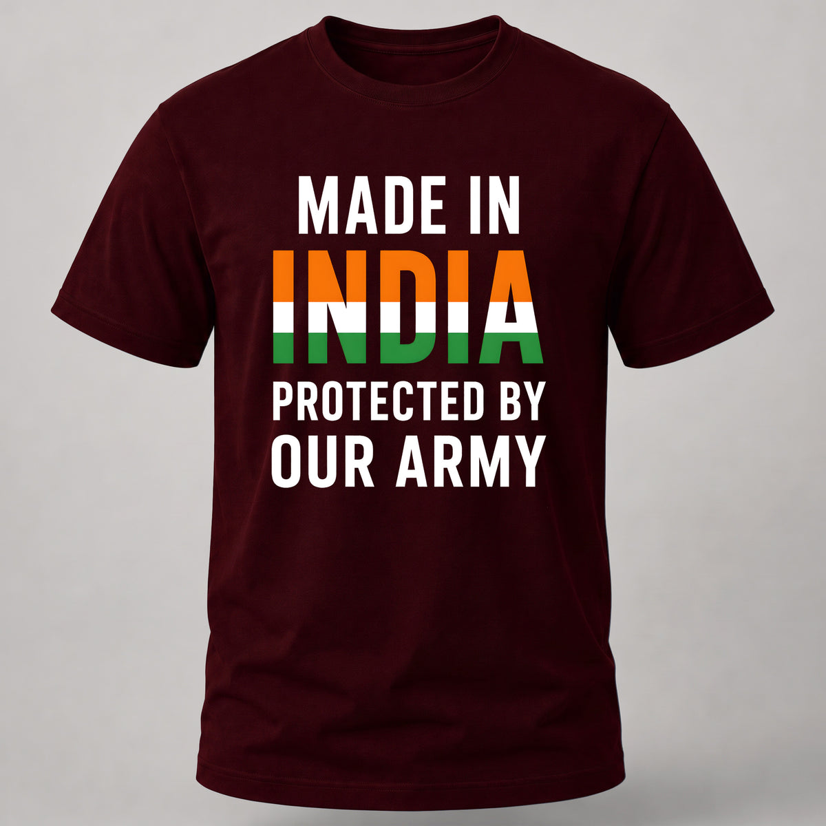 Protected by our Army Maroon